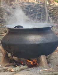 Maag als pan klein