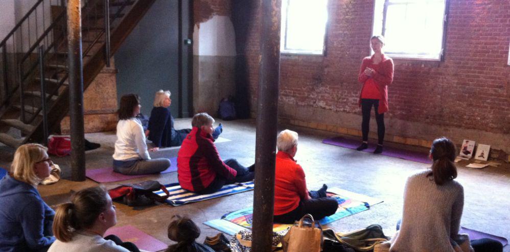 Do-In deelnemers bij een workshop op locatie